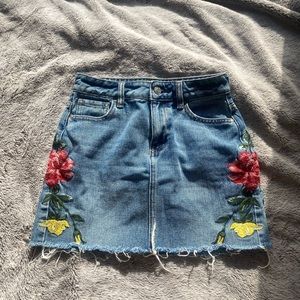 PAC sun Jean skirt